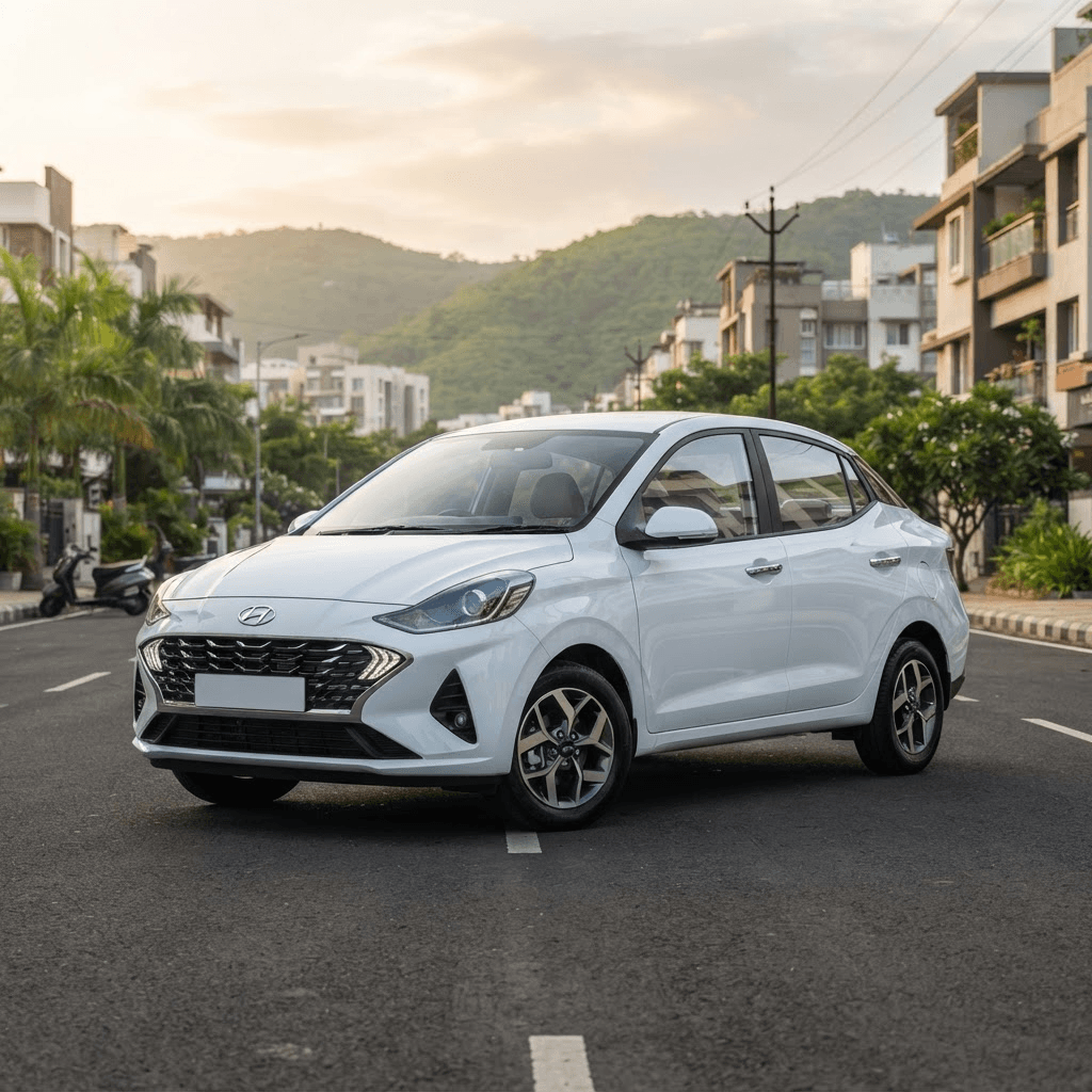 Polar White 2026 Hyundai Aura