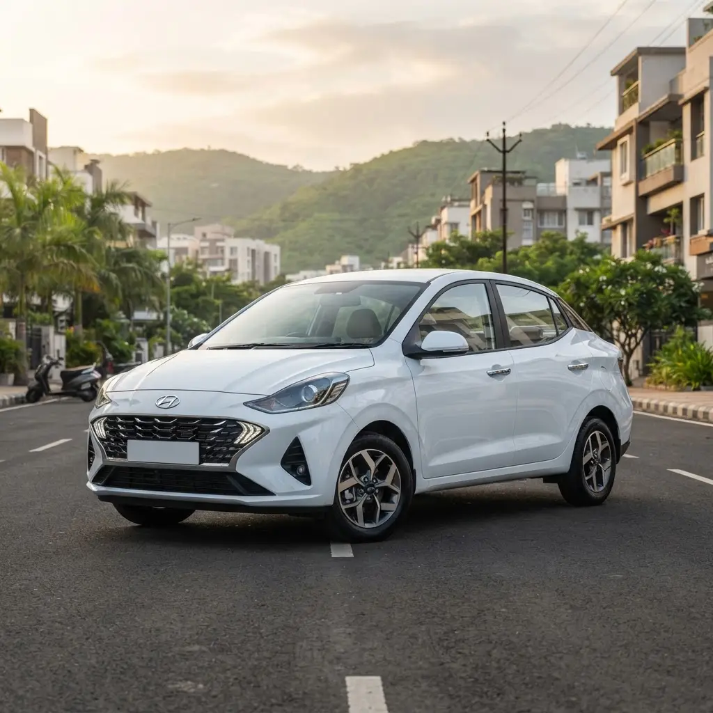 Polar White 2026 Hyundai Aura