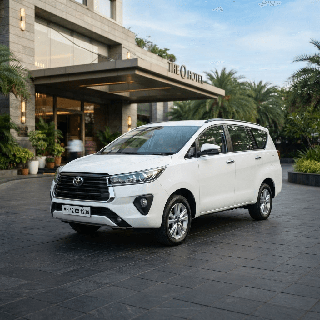 Super White 2026 Toyota Innova Crysta