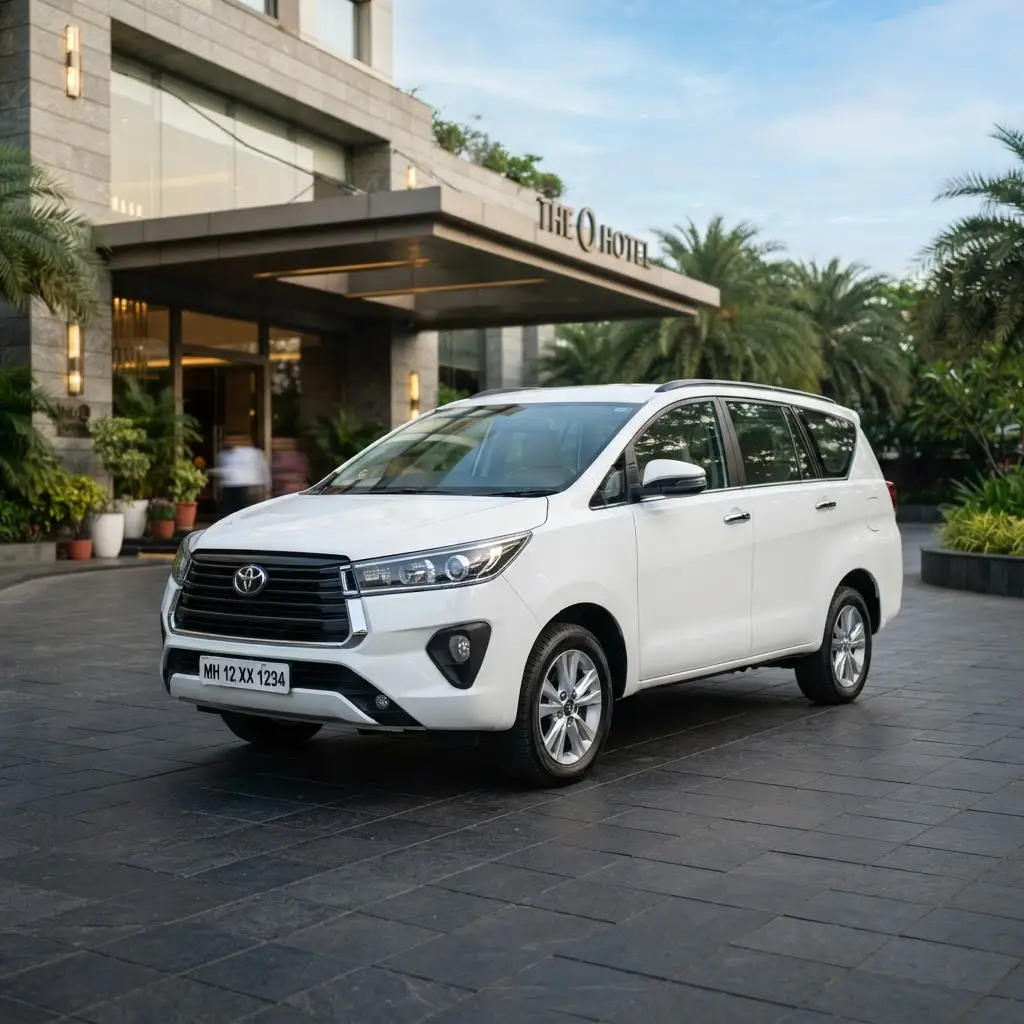 Super White 2026 Toyota Innova Crysta