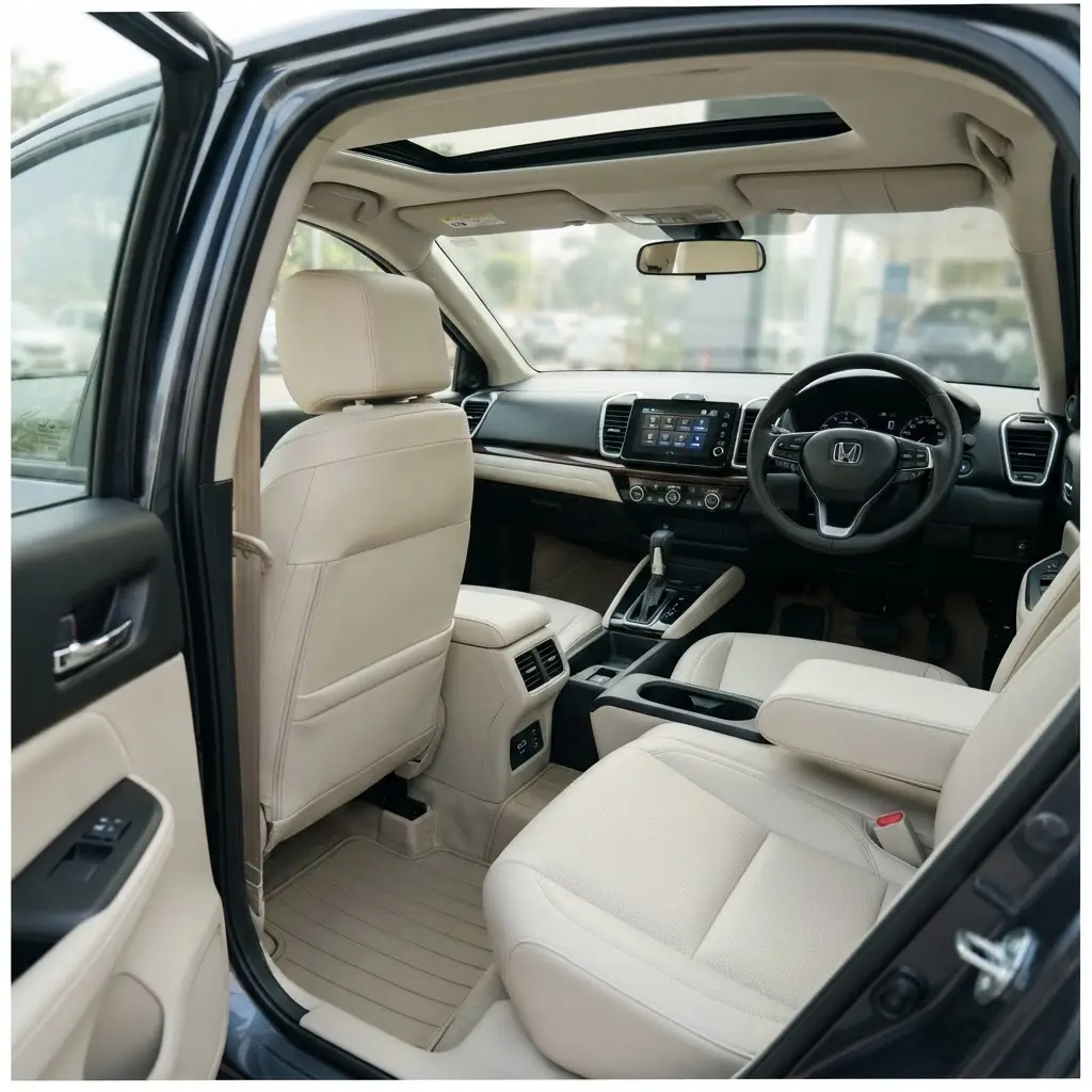 Honda City right-hand-drive cabin and interior