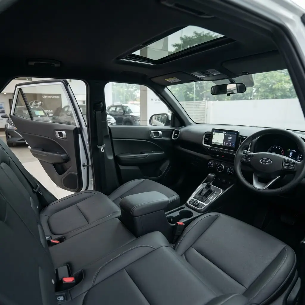 Hyundai Venue right-hand-drive cabin and interior